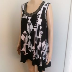 Fifth Avenue Embellished Tank Size 22/24